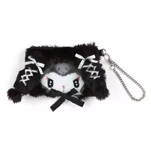 Kuromi Melody Moonlit Night Merokuro Card Holder Coin Wallet Storage Bag Plush - Picture 1 of 6