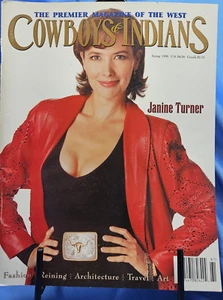 COWBOYS & INDIANS MAGAZINE Spring 1996 Janine Turner Magazine of the West - Picture 1 of 4