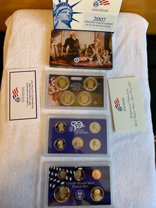 2007 SAN FRANCISCO MINT 14 COIN CLAD PROOF SET  W/ OGP & COA - Picture 1 of 1