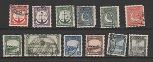 Pakistán Scott # 24-32 usado - Imagen 1 de 1