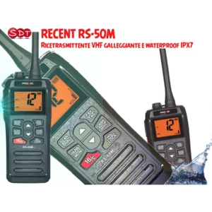 RECENT RS-50M Ricetrasmittente VHF Nautica galleggiante e waterproof IPX7 - Zdjęcie 1 z 4