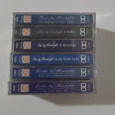 Time Life Guitar Sax & Piano By Moonlight Music Cassette Tape Lot New Sealed - Image 1 of 3