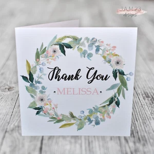 Personalised Thank You Card - Picture 1 of 10