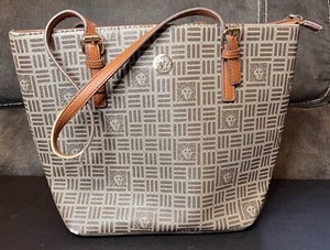 Ann Klein Tote Rust Colored Satchel Purse Lion Head AKM2438 - Picture 1 of 10