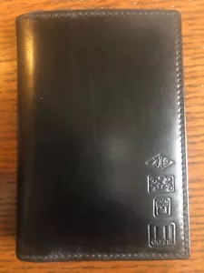 Alfred Dunhill of London Black Leather Note and Card Case - Picture 1 of 11