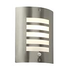 Saxby Bianco ST031FPIR Outdoor IP44 Stainless Steel Wall Light PIR Security