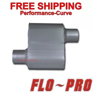 Silenciador de escape de carrera de rendimiento de una sola cámara Flo-Pro O/S - 2,5" - V72543 - Imagen 1 de 2