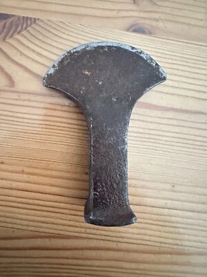 Fer de hachette hache outil ancien de forestier bucheron charpentier - Photo 1/4