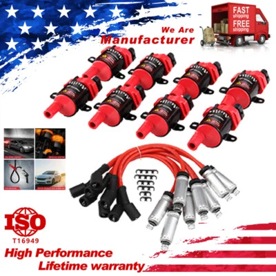 8 For 2005 Chevrolet Silverado 1500 LS 5.3L D585 UF262 Ignition Coils&Plug Packs - Image 1 of 4