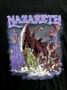 Vtg Hair of the Dog Nazareth Band Shirt Short Sleeve Black S-3XL For Fans - Picture 1 of 4