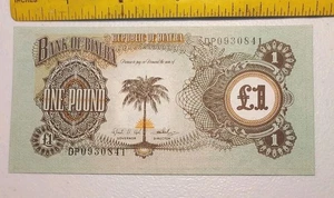 1968 Biafra £1 Pound Note; Pick 5 UNC (naj/08) - Picture 1 of 2