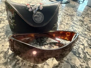 Ed Hardy EHS022 COCOA 120 Randlose Sonnenbrille - Jeweled - korrektes Original Etui - Bild 1 von 9