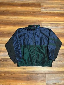 Vintage Y2K Reflective Full Zip Windbreaker Size Large - Picture 1 of 5