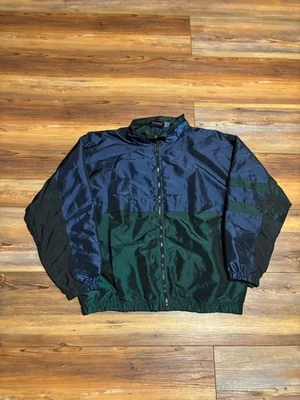 Vintage Y2K Reflective Full Zip Windbreaker Size Large - Image 1 of 4
