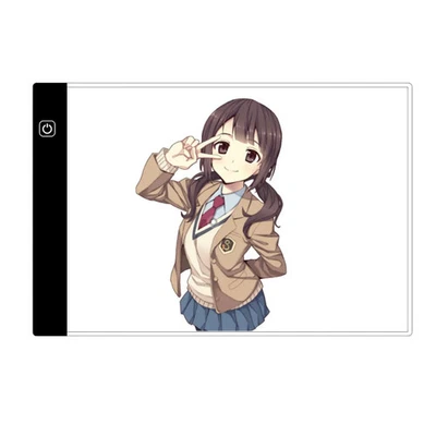 LED Zeichenbrett Kinder Zeichenpad Tafel 3-Stufige Dimmung Lernspielzeug - Bild 1 von 4