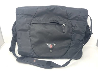 Victorinox Black Laptop Crossbody Shoulder Business Casual School Messenger Bag - Image 1 of 4