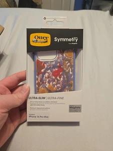 Otter Box Symétrie iPhone 16 Pro Max Motif Fleur Ultra Mince - Photo 1 sur 2