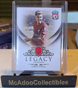 2023 Futera Liverpool Roberto Firmino Legacy Game Worn Memorabiilia 16/20 - Picture 1 of 2