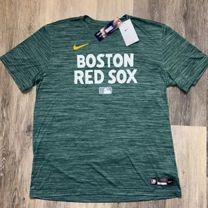 T-shirt Nike Boston Red Sox 2025 City Connect Green Monster collezione autentica - Foto 1 di 5