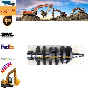 S3L2 Engine Crankshaft For Mitsubishi S3L-2 S3L2-Y1 Caterpillar 303CR EC25 EC30 - Picture 1 of 3