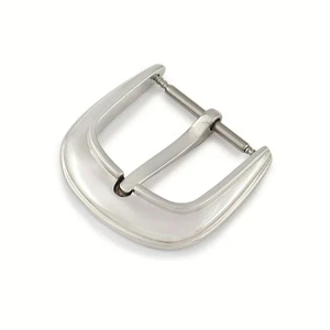 Franck Muller Watch Parts Genuine Stainless Steel Silver Buckle 14mm Width - Picture 1 of 4