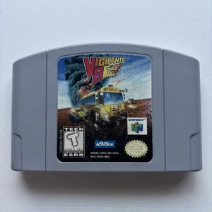 Vigilante 8 N64 Nintendo 64 Authentic Game Cartridge Cleaned Tested Rare Fun - Picture 1 of 10