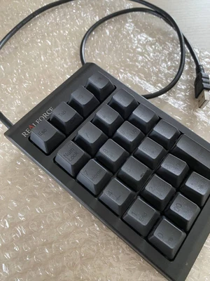 Topre Realforce 23UB Tenkeyless Keypad WC01B0 Cable USB Black Tested Japan - Image 1 of 3