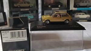 MINICHAMPS 1/43  FORD FIESTA  1976  GOLD Edizione Limitata 3024 pezzi - Foto 1 di 6