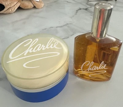 Eau de Toilette Spray y Polvo Polvo Polvo Polvo De Colección Charlie by Revlon 3.5 fl oz Nuevo Foto 1 de 4