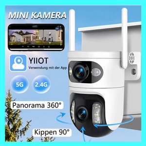 5G WIFI IP NETZWERK CAMERA Outdoor 1080P HD FUNK WLAN AUßEN ÜBERWACHUNGSKAMERA - Bild 1 von 16
