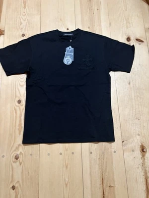 Chrome Hearts Men’s Black T Shirt With Cross Embroidery On Front And Back - Image 1 of 4