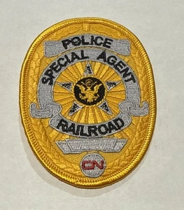 Parche vintage AGENTE ESPECIAL FERROCARRIL CARRETERA Canadian National CN - Imagen 1 de 2