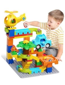 Marble Runs for Kids 4-8,Building Blocks Compatible with Major Brands,  - Picture 1 of 7