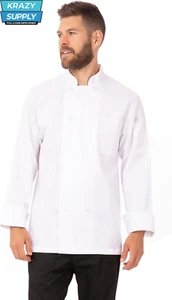 Chef Works Men'S Le Mans Chef Coat - Picture 1 of 6