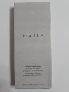 Mally Effortlessly Airbrushed Blush Highlighter And 2 Double Ended Brushes - Picture 1 of 2