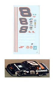 #8 Dale Earnhardt 1987 Goodwrench water slide decal 1/64 scale AFX Tyco - Picture 1 of 1