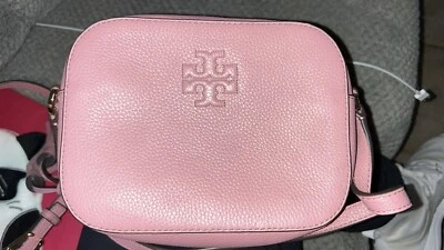 NUEVO TORY BURCH Thea Bolso para Cámara Bandolera Rosa Mangolia 8 X 6 X 2 $395 Foto 1 de 3