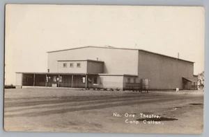 Camp Callan California CA No. One Theatre Real Photo Postcard RPPC WWII 1940s - Picture 1 of 2