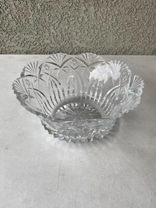 Cristal D' Arques J.G. Durand Vincennes Heavy 9 1/8" Crystal Bowl Center Piece - Picture 1 of 5