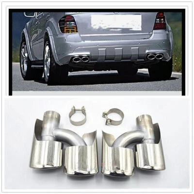 1 Juego Silenciador Tubo de Escape Para BENZ W164 ML63 ML350 ML400 ML500 2010-2013 Foto 1 de 4