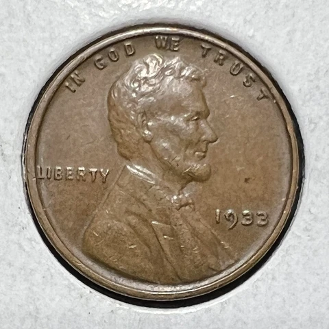 1933 Cheap Semi-Key Lincoln Wheat grades at EF Free S&H Lot W Cover