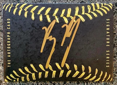 Ryan Ritter Signed Signature Card Colorado Rockies #4 Prospect MLB Debut 6/6/25! - Image 1 of 3