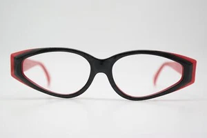 Vintage Brille Alain Mikli 2106 Schwarz Rot Eckig Brillengestell eyeglasses - Bild 1 von 6