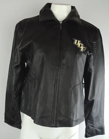 University of Central Florida Golden Knights NCAA G-III Women's Leather Jacket Cover