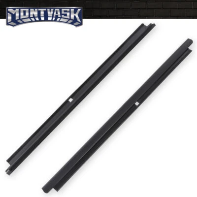 Fit For 00-06 Chevy GMC Cadillac Truck Outer Window Sweep Felt Rear Kit Pair Set - Image 1 of 4
