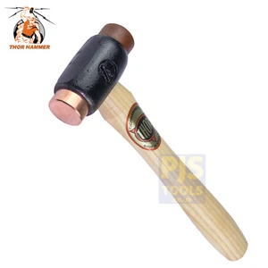 Thor 208 03-208 size A copper rawhide hammer mallet 25mm face 355g THO208 - Picture 1 of 3