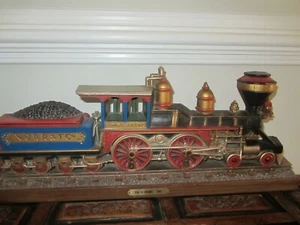 Motor de vapor N.J.R.R.& T.co moldeado en plástico y tren de vagones Cole GA-A-24 - Imagen 1 de 6