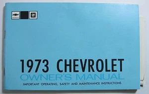 1973 Chevrolet Owners Manual - Picture 1 of 2