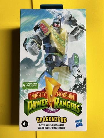 Power Rangers Mighty Morphin Dragonzord Battle Mode VHS Action Figure Brand NEW Cover