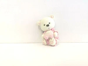 BONBONIERE GEBURT TAUFE HARZ MAGNET HERZ BÄR BABY - Bild 1 von 1